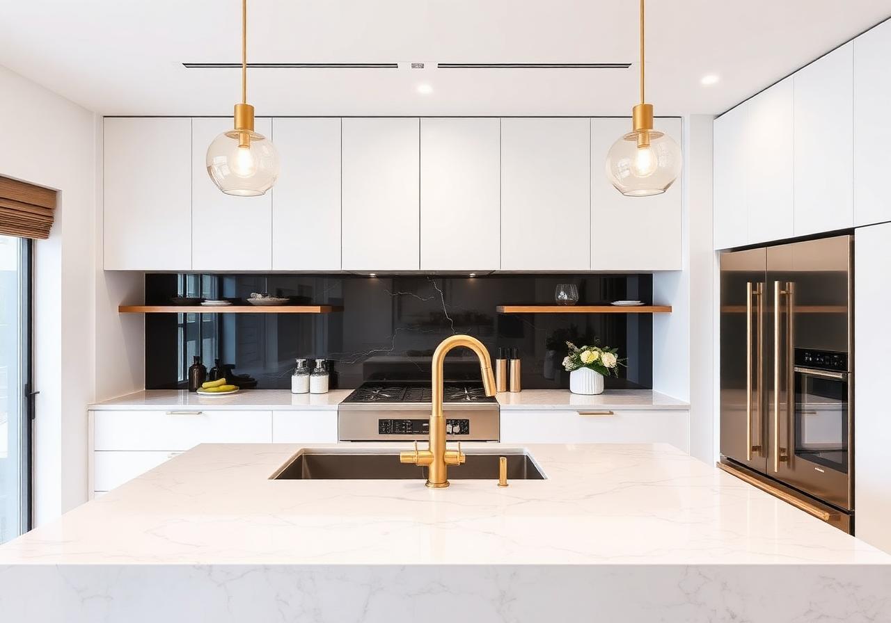 Luxury kitchen interior